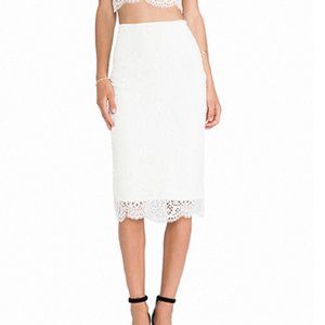 FL&L White Lace Skirt/ matching set available